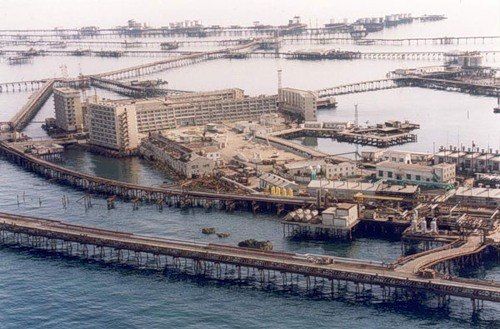 Морской город «Нефтяные камни», Азербайджан